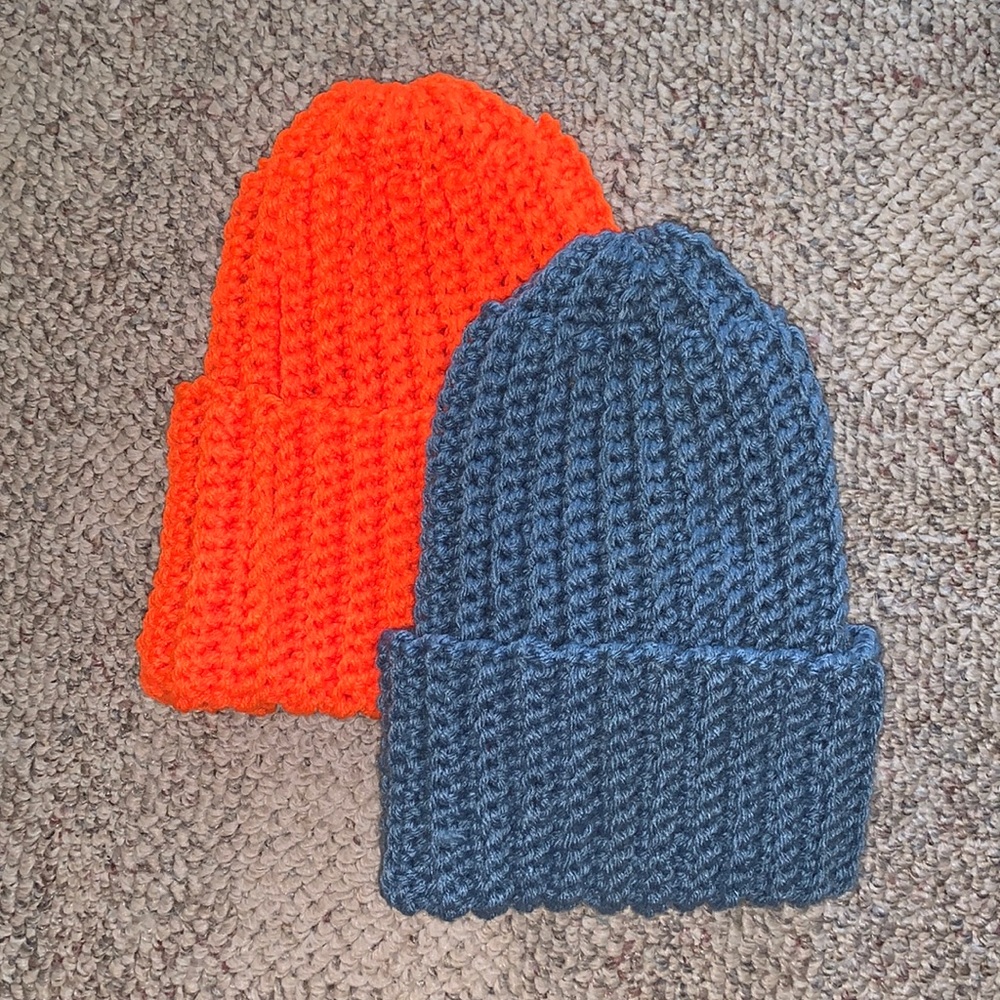 Two Knitted Hats